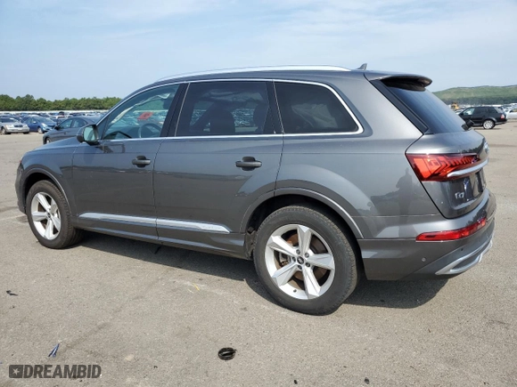 2021 Audi Q7 Premium with VIN WA1AJAF73MD019677, listed as a Copart auction lot 68904574 with 37,992 mi miles and Salvage Title. Bid and sale history available at carsss.com. Image 2.
