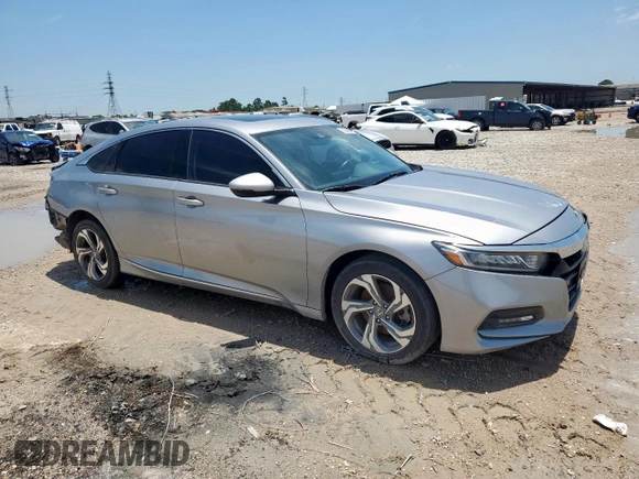 2018 Honda Accord EX-L with VIN 1HGCV2F57JA039159, listed as a Copart auction lot 58443495 with 86,772 mi miles and Salvage title. Bid and sale history available at DreamBid. Image 4.