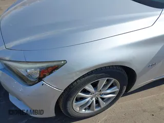 2017 Infiniti Q50 2.0t with VIN JN1CV7AP3HM642206, listed as a IAAI auction lot 41437630 with 122,612 mi miles. Bid and sale history available at carsss.com. Image 6.