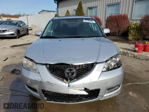 2007 Mazda 3 i Touring with VIN JM1BK32F871625160, listed as a Copart auction lot 84706804 with 254,192 mi miles and Non Repairable. Bid and sale history available at DreamBid. Image 5.