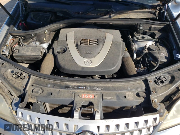 2006 Mercedes-Benz M 350 with VIN 4JGBB86E16A047315, listed as a Copart auction lot 52082345 with 85,411 mi miles and Salvage Title. Bid and sale history available at DreamBid. Image 12.
