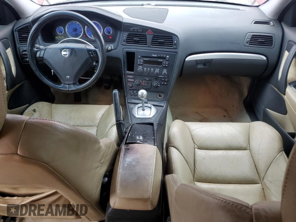 2004 Volvo S60 R with VIN YV1RH52Y642385732, listed as a Copart auction lot 73304674 with 0 mi miles and Salvage Title. Bid and sale history available at carsss.com. Image 8.