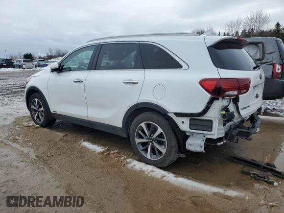 2019 Kia Sorento EX with VIN 5XYPHDA58KG588090, listed as a Copart auction lot 45567145 with 141,292 mi miles and Clean Title. Bid and sale history available at DreamBid. Image 2.