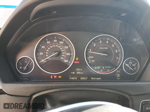 2015 BMW 4 Series 435i with VIN WBA3R1C53FK193111, listed as a Copart auction lot 43290685 with 114,213 mi miles and Salvage Title. Bid and sale history available at DreamBid. Image 9.