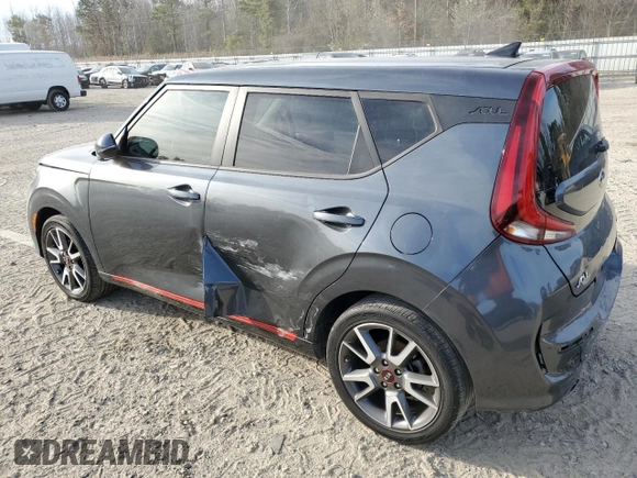 2021 Kia Soul GT-Line with VIN KNDJ63AUXM7788708, listed as a Copart auction lot 49803175 with 47,564 mi miles and Salvage Title. Bid and sale history available at DreamBid. Image 2.