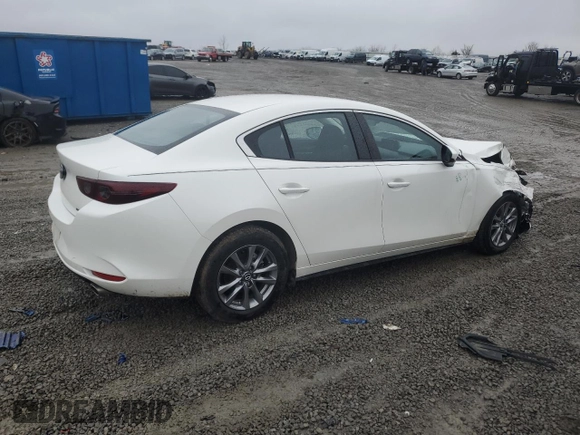 2021 Mazda Mazda3 Sedan 2.5 S with VIN JM1BPAAL3M1332968, listed as a Copart auction lot 44740625 with 46,505 mi miles and Salvage Title. Bid and sale history available at carsss.com. Image 3.