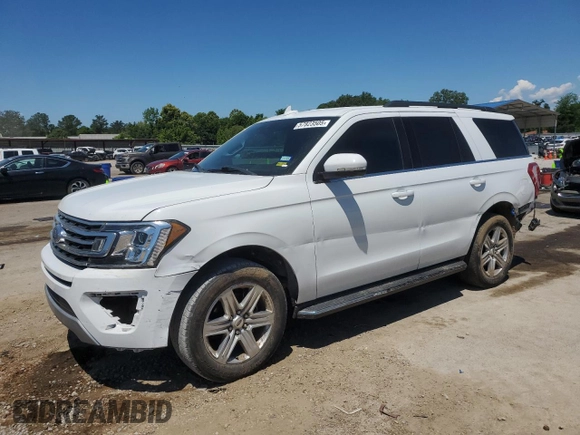 2019 Ford Expedition XLT z VIN 1FMJU1HT6KEA76353, wystawiony jako Copart lot #57823505 z przebiegiem 91 679 mil mil oraz Szkoda całkowita • Salvage title. Historia ofert i sprzedaży dostępna na DreamBid. Obrazek 1.