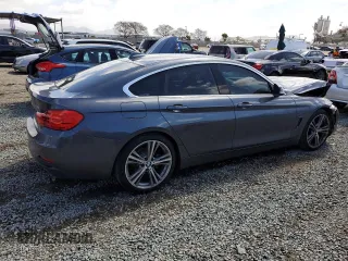 2017 BMW 4 Series 430i with VIN WBA4F7C56HG438568, listed as a Copart auction lot 49180735 with 72,206 mi miles and Salvage title. Bid and sale history available at DreamBid. Image 3.