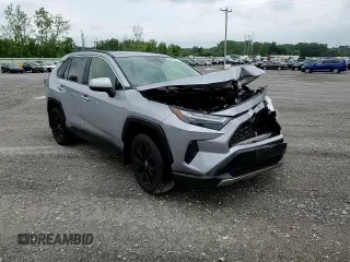 2022 Toyota RAV4 Hybrid SE with VIN JTM16RFVXND052911, listed as a Copart auction lot 62829175 with 84,035 mi miles and Salvage title. Bid and sale history available at DreamBid. Image 14.