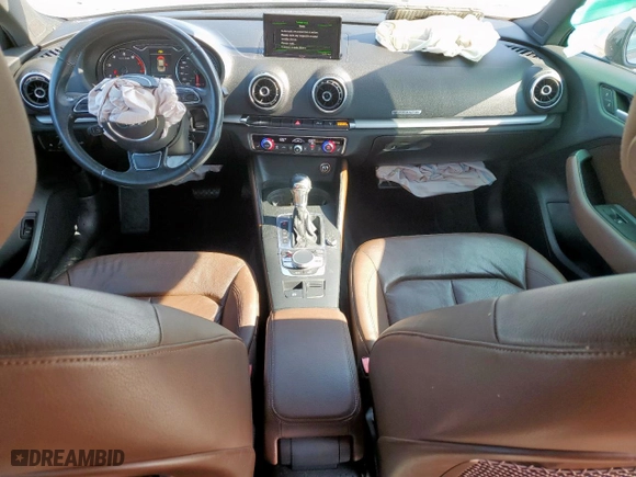 2015 Audi A3 2.0T Premium with VIN WAUBFGFF1F1076631, listed as a Copart auction lot 51924635 with 48,339 mi miles and Salvage Title. Bid and sale history available at carsss.com. Image 8.