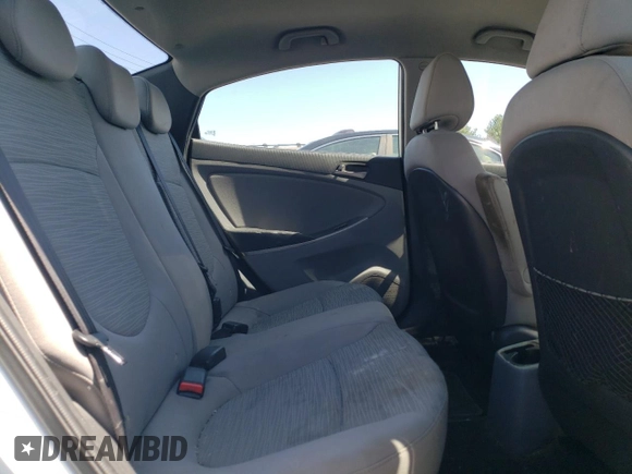 2015 Hyundai Accent GLS with VIN KMHCT4AE1FU847001, listed as a Copart auction lot 52442325 with 82,005 mi miles and Salvage Title. Bid and sale history available at carsss.com. Image 10.