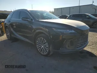 2025 Lexus RX with VIN 2T2BBMCA3SC066299, listed as a Copart auction lot 41889465 with 1,946 mi miles and Salvage Title. Bid and sale history available at carsss.com. Image 4.