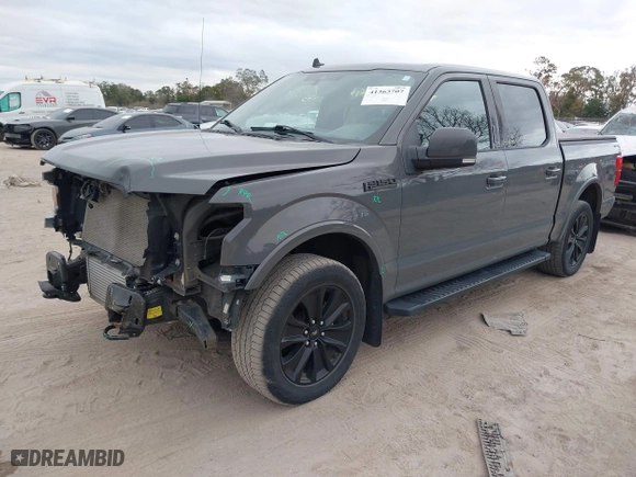 2020 Ford F-150 XL with VIN 1FTEW1EP1LFA66624, listed as a IAAI auction lot 41363707 with 58,135 mi miles. Bid and sale history available at carsss.com. Image 17.