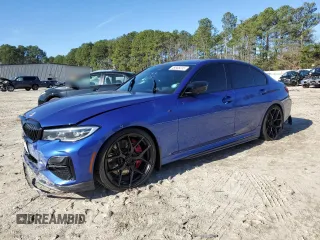 2021 BMW 3 Series M340i xDrive with VIN 3MW5U9J04M8C08114, listed as a Copart auction lot 49565235 with 62,470 mi miles and Salvage Title. Bid and sale history available at carsss.com. Image 1.