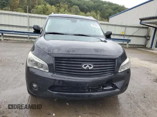 2011 Infiniti QX56 7-passenger with VIN JN8AZ2NE9B9006375, listed as a Copart auction lot 72799494 with 185,281 mi miles and Salvage Title. Bid and sale history available at carsss.com. Image 5.