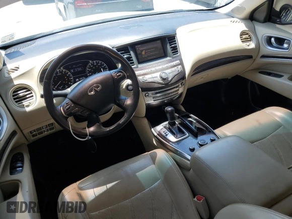 2015 Infiniti QX60 with VIN 5N1AL0MNXFC501109, listed as a Copart auction lot 54917135 with 142,070 mi miles and Salvage Title. Bid and sale history available at carsss.com. Image 8.