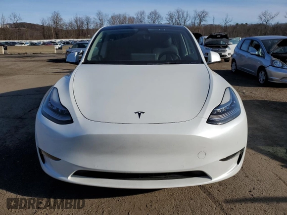 2022 Tesla Model Y Long Range z VIN 7SAYGDEE1NF435518, wystawiony jako Copart lot #48848535 z przebiegiem 41 586 mil mil oraz Szkody całkowita. Historia ofert i sprzedaży dostępna na DreamBid. Obrazek 5.