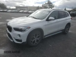 2017 BMW X1 sDrive28i with VIN WBXHU7C32H5H37758, listed as a Copart auction lot 48173225 with 86,488 mi miles and Salvage Title. Bid and sale history available at carsss.com. Image 1.