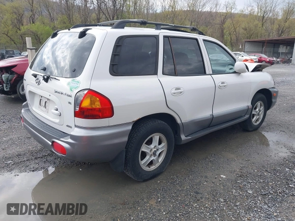 2004 Hyundai Santa Fe GLS with VIN KM8SC73D04U848820, listed as a IAAI auction lot 42031150 with 203,829 mi miles and . Bid and sale history available at DreamBid. Image 4.
