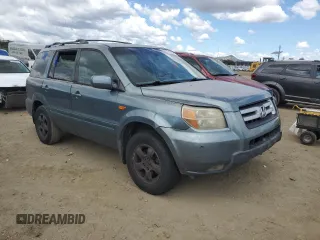 2007 Honda Pilot EX-L with VIN 2HKYF18547H517449, listed as a Copart auction lot 57093925 with 211,876 mi miles and Clean Title. Bid and sale history available at DreamBid. Image 4.