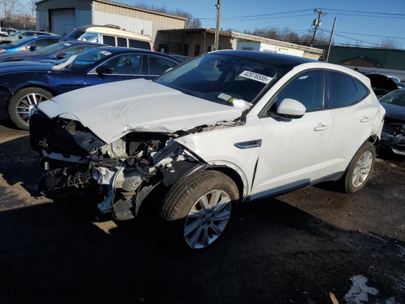 2019 Jaguar E-PACE S with VIN SADFJ2FX3K1Z53052, listed as a Copart auction lot 42076555 with NaN miles and Salvage Title. Bid and sale history available at carsss.com. Image 1.