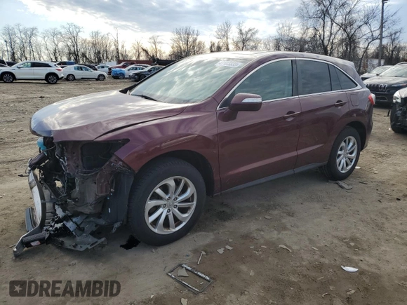 2016 Acura RDX with VIN 5J8TB4H34GL007458, listed as a Copart auction lot 47103335 with 97,484 mi miles and Salvage Title. Bid and sale history available at carsss.com. Image 1.