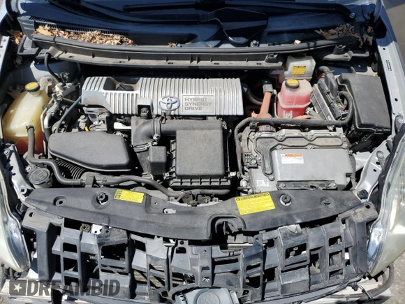 2011 Toyota Prius I with VIN JTDKN3DU7B0267776, listed as a Copart auction lot 55751515 with 185,131 mi miles and Salvage Title. Bid and sale history available at DreamBid. Image 11.
