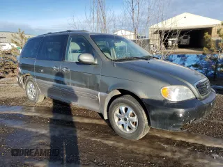 2005 Kia Sedona LX with VIN KNDUP131X56672224, listed as a Copart auction lot 88444405 with 151,386 mi miles and Salvage Title. Bid and sale history available at carsss.com. Image 4.