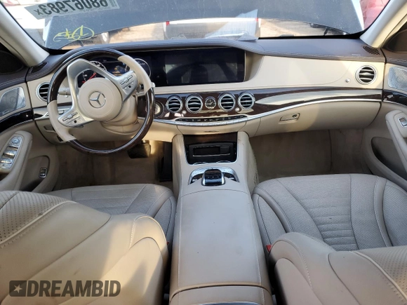 2020 Mercedes-Benz S S 560 with VIN WDDUG8GB7LA524530, listed as a Copart auction lot 68067983 with 36,408 mi miles. Bid and sale history available at carsss.com. Image 8.