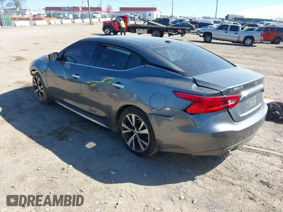 2018 Nissan Maxima SV with VIN 1N4AA6AP4JC388887, listed as a IAAI auction lot 41688858 with 63,678 mi miles and . Bid and sale history available at DreamBid. Image 3.