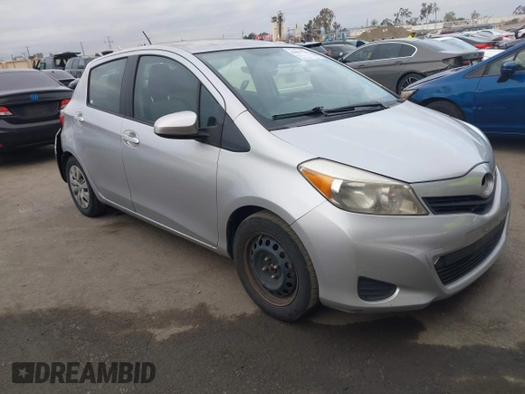 2012 Toyota Yaris L with VIN JTDKTUD30CD525956, listed as a IAAI auction lot 42057788 with 191,307 mi miles. Bid and sale history available at carsss.com. Image 1.