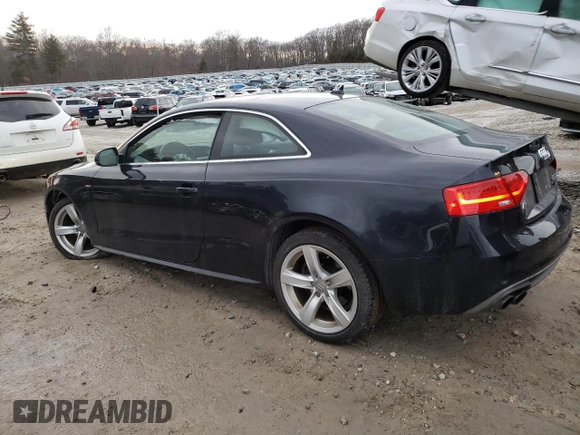 2016 Audi A5 Premium Plus with VIN WAUM2AFR4GA022804, listed as a Copart auction lot 47579535 with 95,829 mi miles and Salvage Title. Bid and sale history available at carsss.com. Image 2.