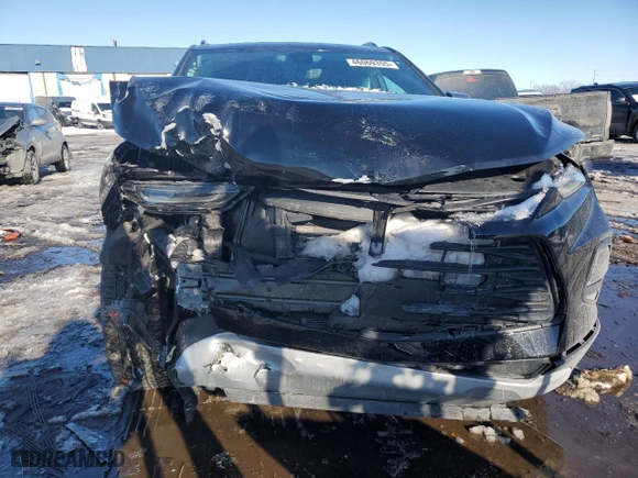 2020 Chevrolet Blazer LT with VIN 3GNKBJRS7LS622290, listed as a Copart auction lot 46069355 with 13,077 mi miles and Salvage Title. Bid and sale history available at carsss.com. Image 5.