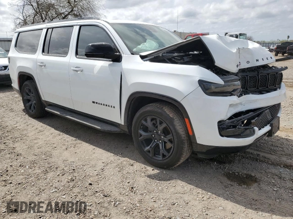 2024 Jeep Wagoneer Series II Carbide with VIN 1C4SJSBP2RS118483, listed as a Copart auction lot 45696995 with 12,101 mi miles and Salvage Title. Bid and sale history available at DreamBid. Image 4.