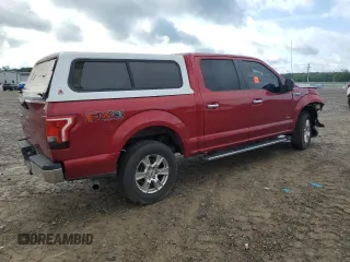 2015 Ford F-150 XLT with VIN 1FTEW1EG8FKE33918, listed as a Copart auction lot 60972635 with 258,002 mi miles and Salvage title. Bid and sale history available at DreamBid. Image 3.