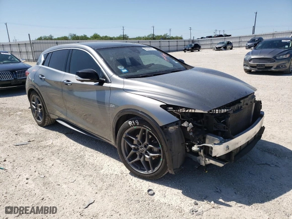 2018 Infiniti QX30 ESSENTIAL with VIN SJKCH5CP8JA044249, listed as a Copart auction lot 50342093 with 54,559 mi miles. Bid and sale history available at carsss.com. Image 4.