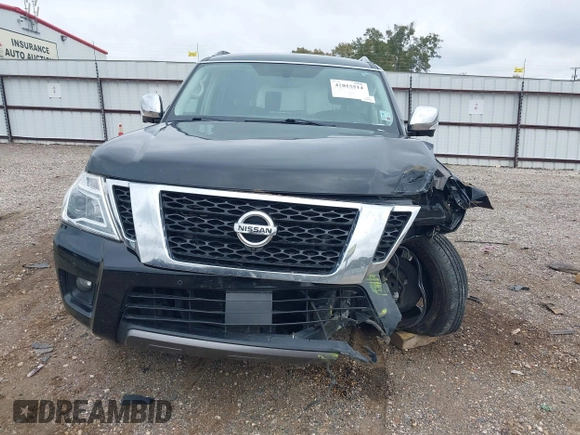 2020 Nissan Armada SV with VIN JN8AY2ND3LX016455, listed as a IAAI auction lot 41015514 with 109,562 mi miles. Bid and sale history available at carsss.com. Image 13.