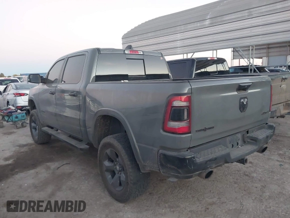 2020 Ram 1500 Big Horn with VIN 1C6SRFFT0LN380054, listed as a IAAI auction lot 41082003 with 112,434 mi miles and . Bid and sale history available at DreamBid. Image 3.