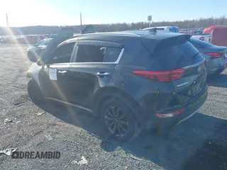 2019 Kia Sportage EX with VIN KNDPNCAC6K7568015, listed as a IAAI auction lot 41230191 with 1 mi miles. Bid and sale history available at carsss.com. Image 3.