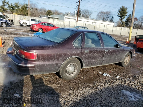 1996 Chevrolet Caprice 1SA Special Value z VIN 1G1BL52W3TR156945, wystawiony jako Copart lot #86470784 z przebiegiem 166 584 mil mil oraz Szkoda całkowita • Salvage title. Historia ofert i sprzedaży dostępna na DreamBid. Obrazek 3.