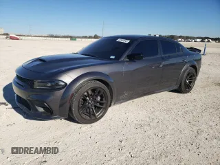 2023 Dodge Charger Scat Pack Widebody with VIN 2C3CDXGJ9PH651887, listed as a Copart auction lot 42554645 with 9,778 mi miles and Clean Title. Bid and sale history available at carsss.com. Image 1.