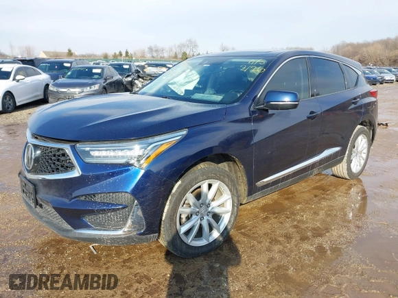 2019 Acura RDX with VIN 5J8TC2H35KL011819, listed as a IAAI auction lot 41672609 with 107,750 mi miles and . Bid and sale history available at DreamBid. Image 2.