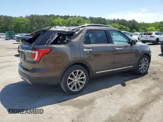 2016 Ford Explorer Limited with VIN 1FM5K7F88GGB15657, listed as a Copart auction lot 52747395 with 164,096 mi miles and Salvage Title. Bid and sale history available at DreamBid. Image 3.