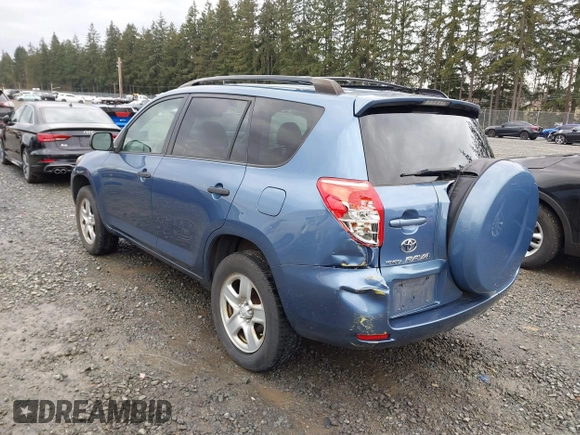 2008 Toyota RAV4 with VIN JTMBK33V985061809, listed as a IAAI auction lot 41851948 with 259,650 mi miles. Bid and sale history available at carsss.com. Image 3.