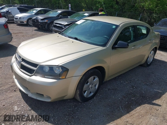 2010 Dodge Avenger SXT with VIN 1B3CC4FB4AN198219, listed as a IAAI auction lot 42145229 with 183,849 mi miles. Bid and sale history available at carsss.com. Image 2.