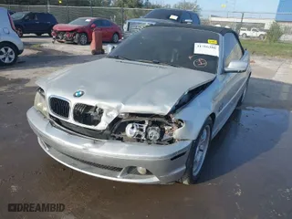 2004 BMW 3 Series 330Ci with VIN WBABW53424PL44944, listed as a IAAI auction lot 41706388 with 80,092 mi miles. Bid and sale history available at carsss.com. Image 2.