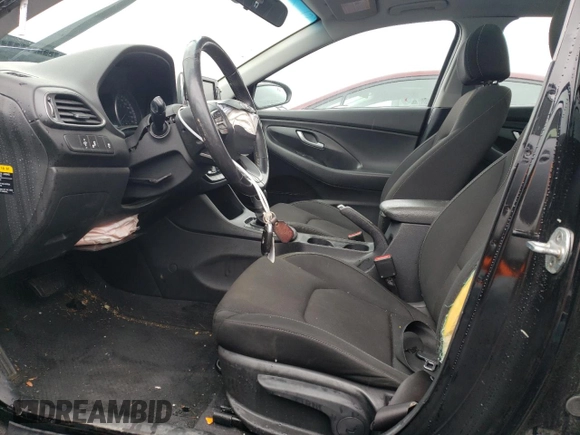 2019 Hyundai Elantra GT with VIN KMHH35LE0KU108754, listed as a Copart auction lot 40777984 with 0 mi miles and Salvage Title. Bid and sale history available at carsss.com. Image 7.