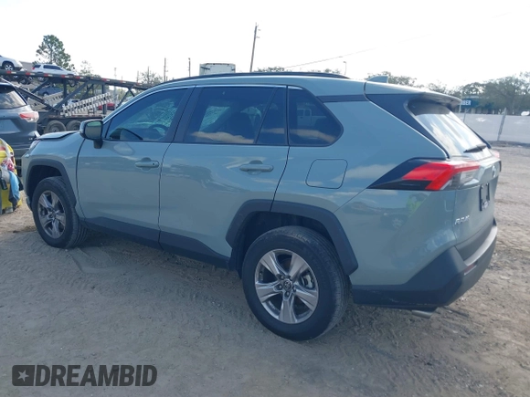 2023 Toyota RAV4 XLE with VIN 2T3W1RFV4PW257991, listed as a IAAI auction lot 41524644 with 34,370 mi miles. Bid and sale history available at carsss.com. Image 3.