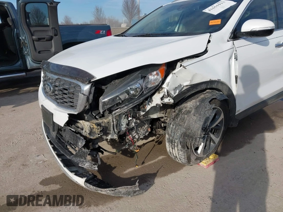2019 Kia Sorento EX V6 with VIN 5XYPHDA5XKG507641, listed as a IAAI auction lot 41655933 with 171,136 mi miles. Bid and sale history available at carsss.com. Image 6.