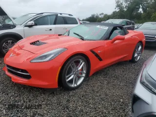 2016 Chevrolet Corvette 2LT with VIN 1G1YD3D72G5102468, listed as a Copart auction lot 74016444 with 0 mi miles and Salvage Title. Bid and sale history available at carsss.com. Image 1.